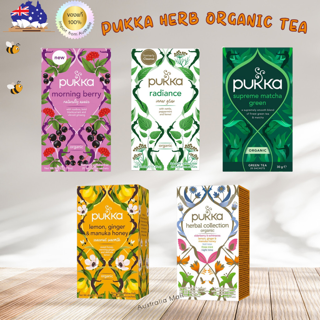 Pukka Herbs Organic Herbal Tea ชาสมุนไพรออแกนิค