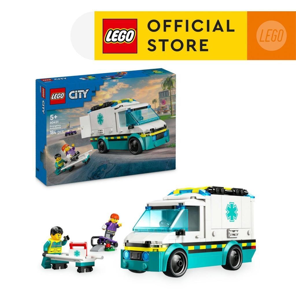 LEGO City 60451 รถพยาบาลฉุกเฉิน 184 ชิ้น