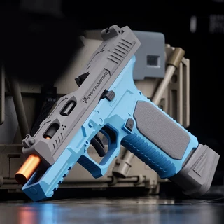 【กรุงเทพ เดลิเวอรี】G--1-7 TOY GUN เล่นเด็ก ปืนพกของเล่นที่ดึงปลอกกระสุนออกอัตโนมัติ ยิ แม่พิมพ์วิทยาศาสตร์และการศึก