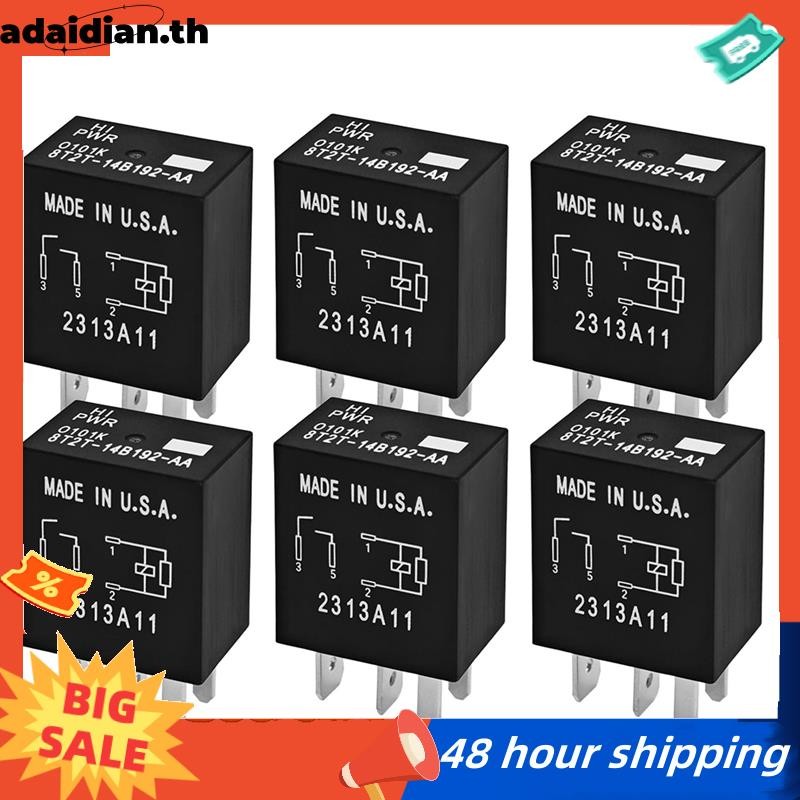 สําหรับเลือก, รถ Explorer 6 แพ็ค 8T2T-14B192-AA 12VDC 30A 4-Pin SPST รีเลย์ยานยนต์ Fix ปั๊ม