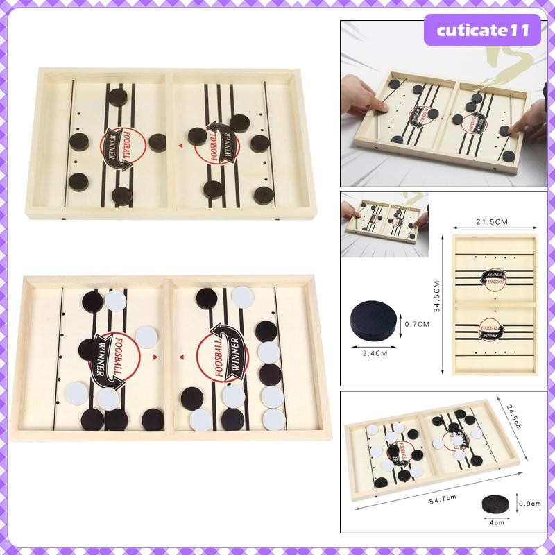 [Cuticate1] Fast Pace Game Hockey Winner Family Board ปรับปรุงประสานงานสําหรับครอบครัวความบันเทิงวัน