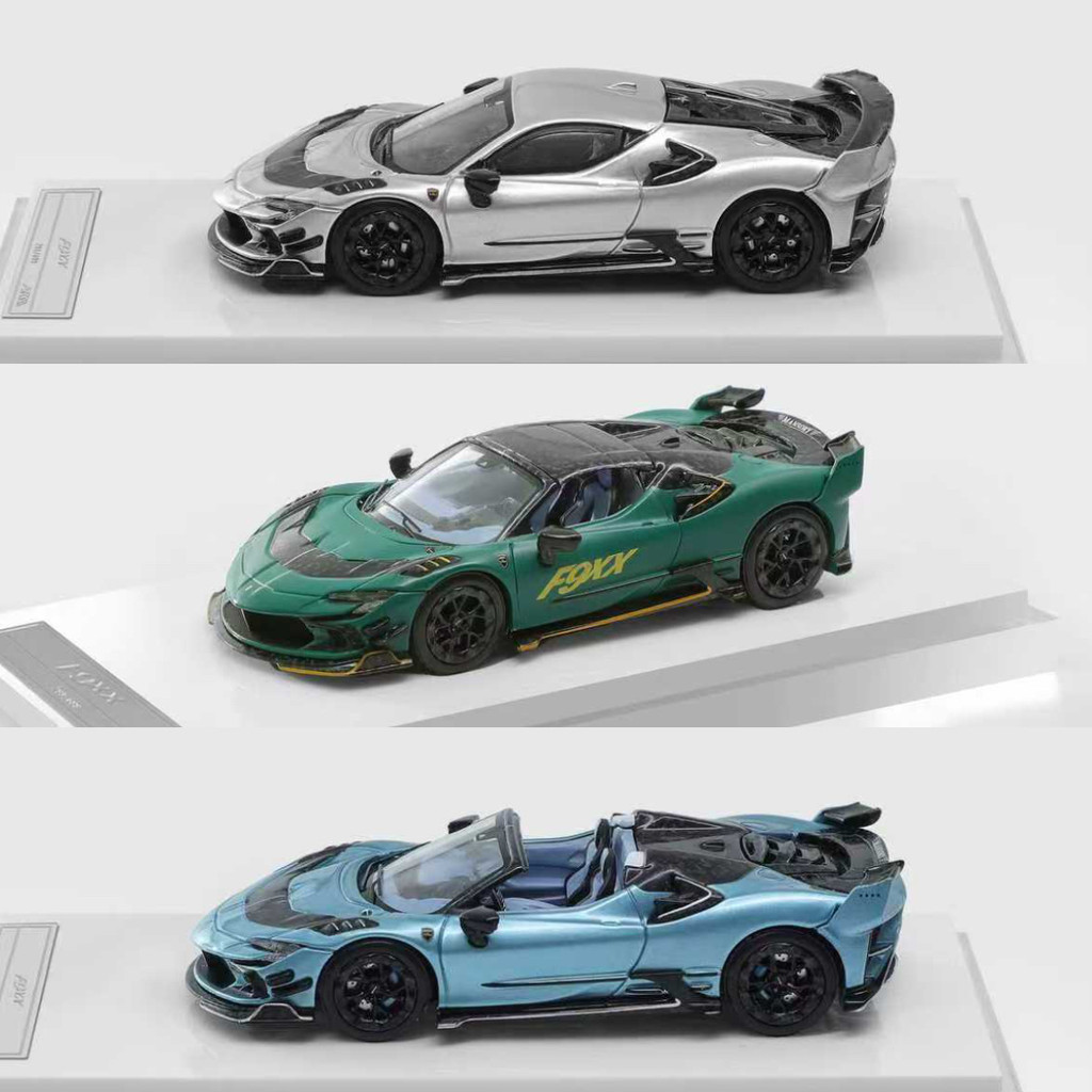 HKM 1: 64 Ferrari Leap Horse SF90 Mansory Mansory ดัดแปลง F9XX รถรุ่น