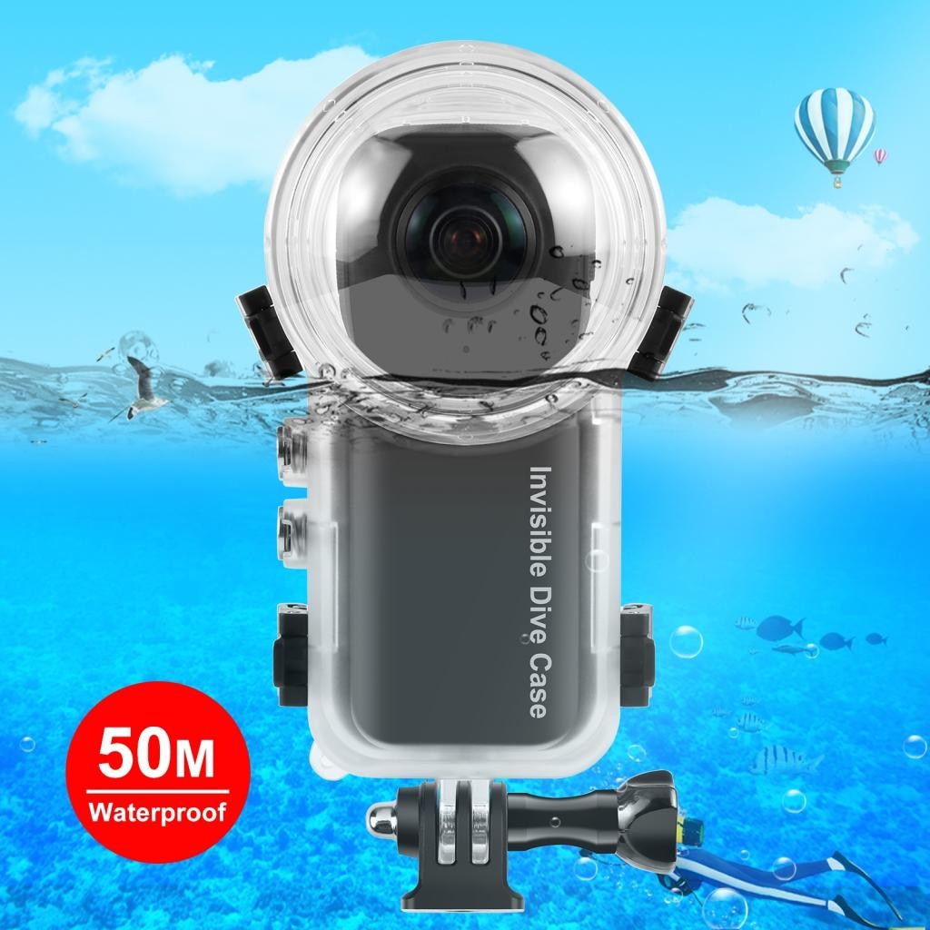 Yimeni-th Puluz PU977T PANORAMIC Sports Camera Dive Dive Dive Case กันน้ำที่อยู่อาศัยกันน้ำป้องกันใต