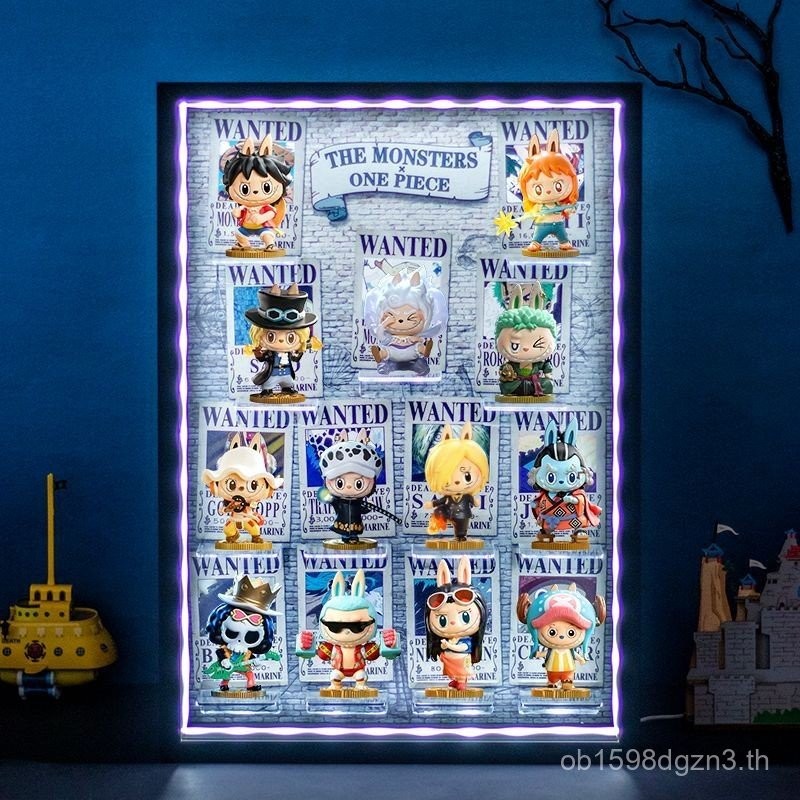LABUBU THE MONSTERS One Piece Series รูป Mystery Box LABUBU One Piece Scene Display Box