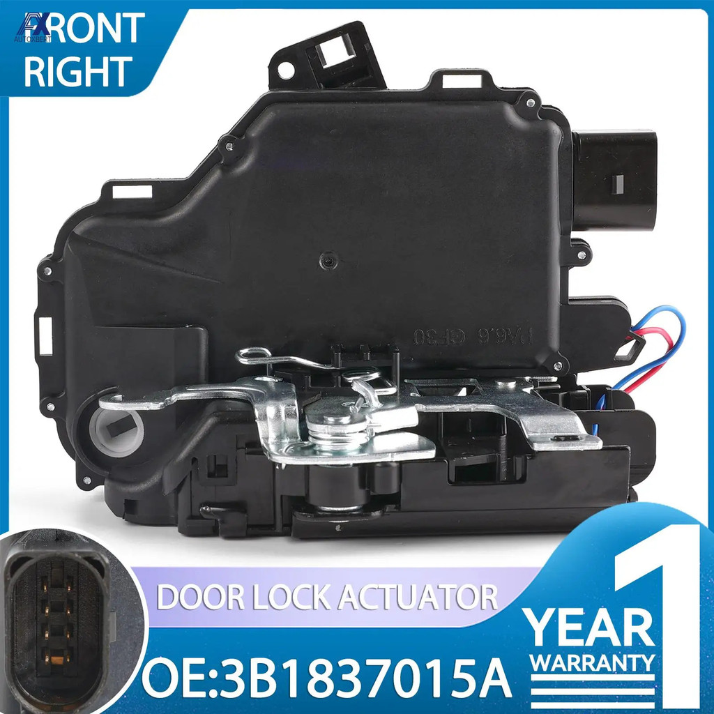 รถด้านหน้าขวาประตูล็อค Actuator สําหรับ VW Bora 1J2 1J6 Golf Passat 3B2 3B5 3B6 ใหม่ Beetle 9C1 1C1 