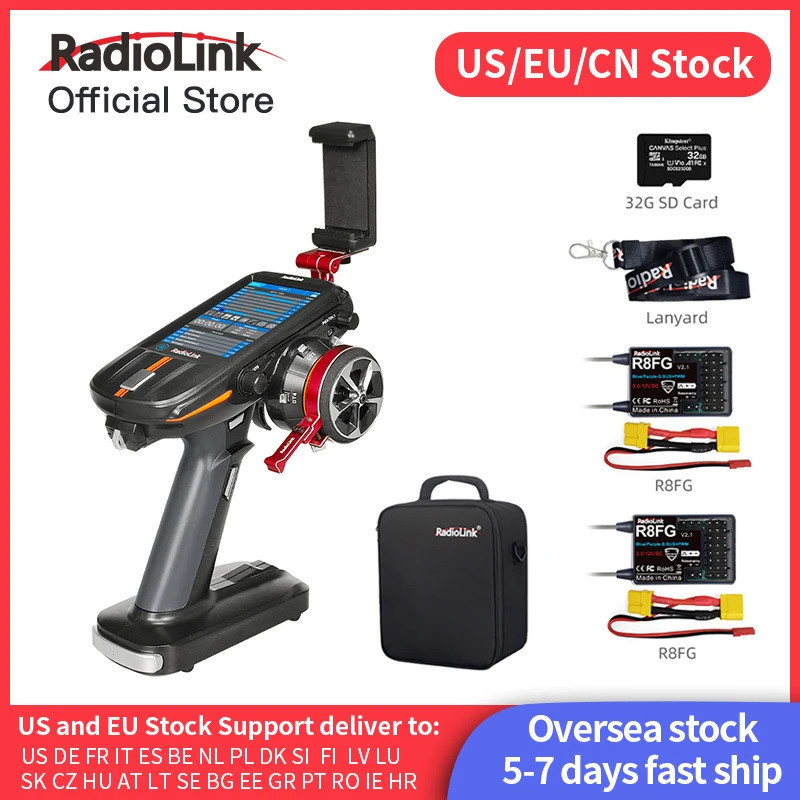 [NEW] Radiolink Rc8x 8ch 2.4g Rc เครื่องส่งสัญญาณ R8fg V2.1 Gyro Receiver, One Hand Control อุปกรณ์เ