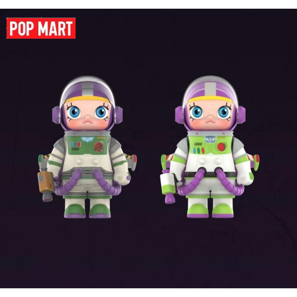 [POPMART] พร้อมสต็อก ของแท้ MEGA SPACE MOLLY x DISNEY PIXAR Light 400% Buzz Lightyear-Special Edition Big Baby Big Body HAND-made อินเทรนด์ Play Healing HAND-made เดสก์ท็อปตกแต่งกล่องปริศนาของขวัญของเล่นตุ๊กตาศิลปะออกแบบงานฝีมือ ของสะสม