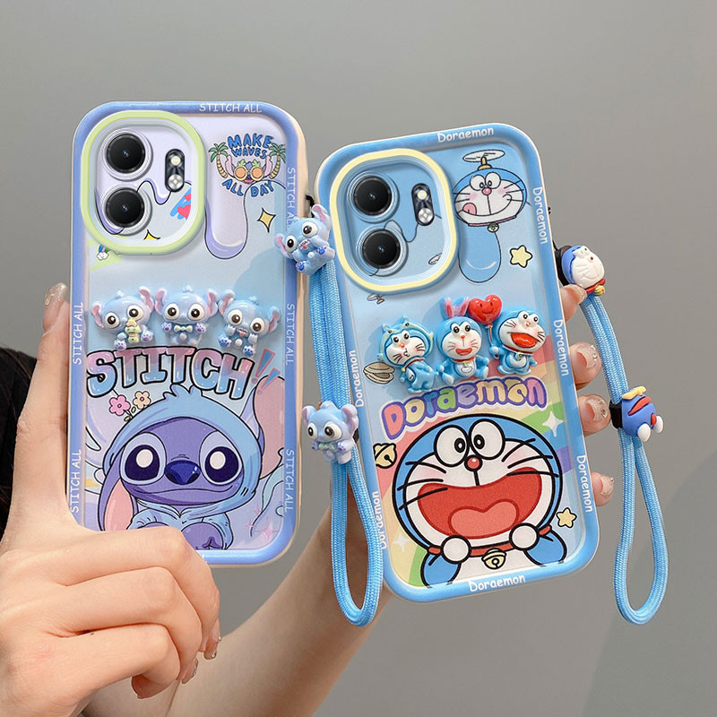 เคส infinix SMART 9 Cute 3D Doll เคสซิลิโคนอ่อนนุ่ม XXGZ