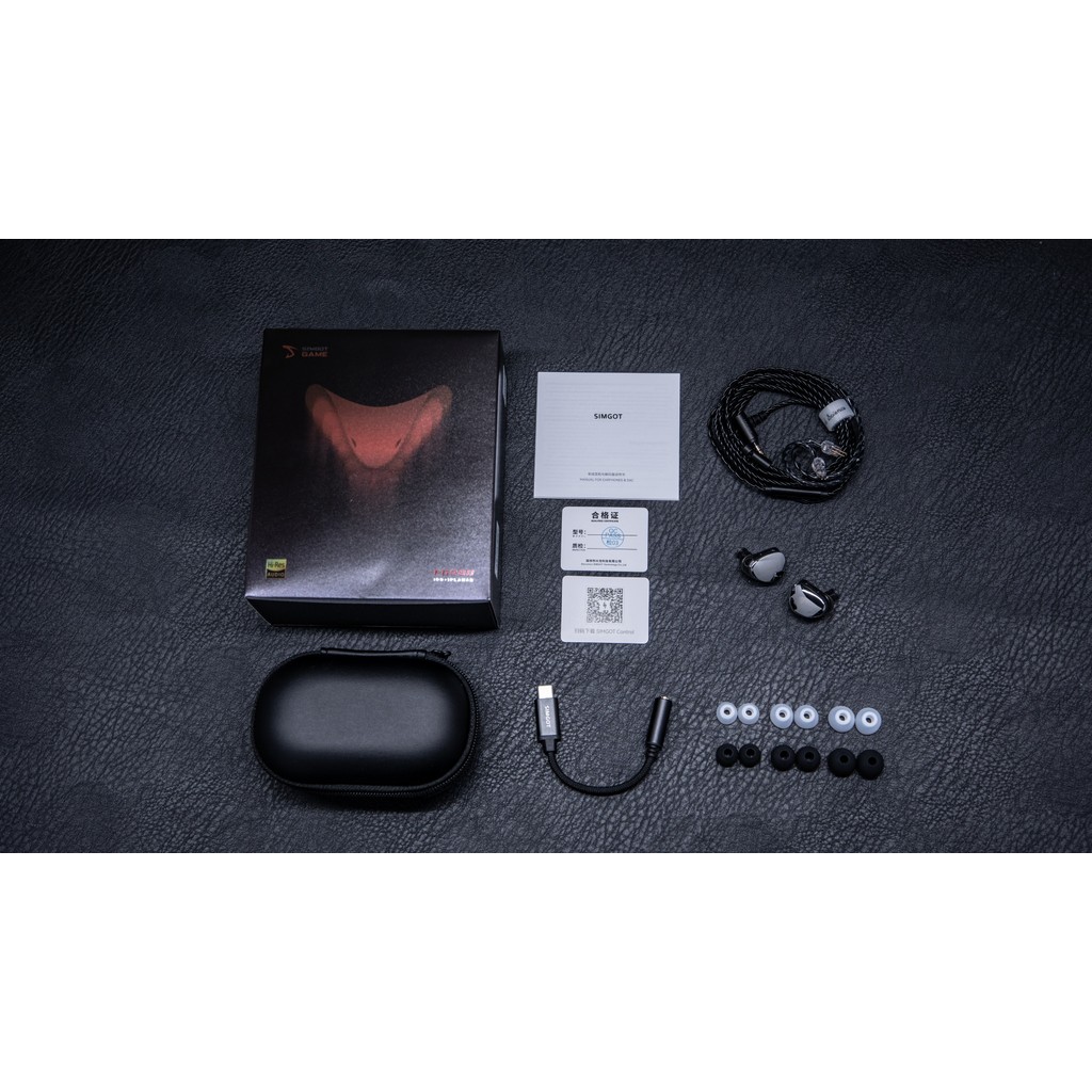 SIMGOT EG280 ใน Ear Monitor 1DD + 1 Planar HiFi IEM เกมแบบมีสายหูฟังพร้อมไมโครโฟน 1.7 M ยาวที่ถอดออกได้ 2Pin OFC สาย - รูปที่ 6