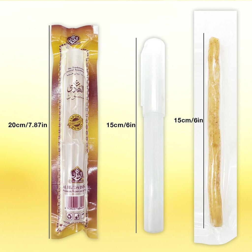 Spot Goods#miswak Branch Toothbrush Miswak Adult African Toothbrush Tooth Stick Individually Package