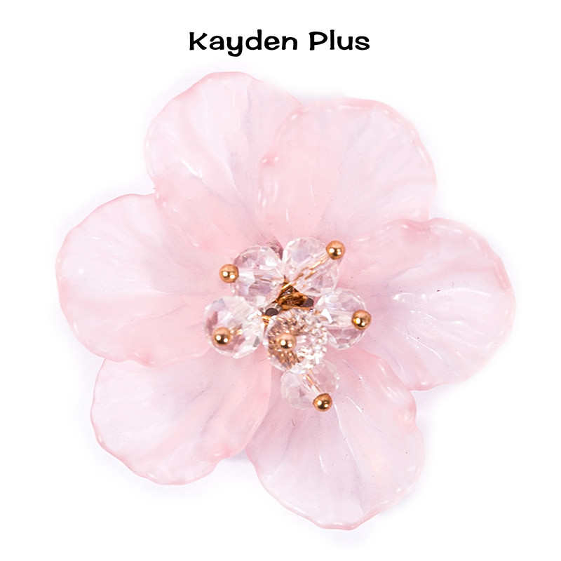 Kayden Plus หนังวัวสองด้าน กระเป๋าหน้ากากเปลี่ยนได้ พร้อมสายสะพายและลายพิมพ์ดอกไม้