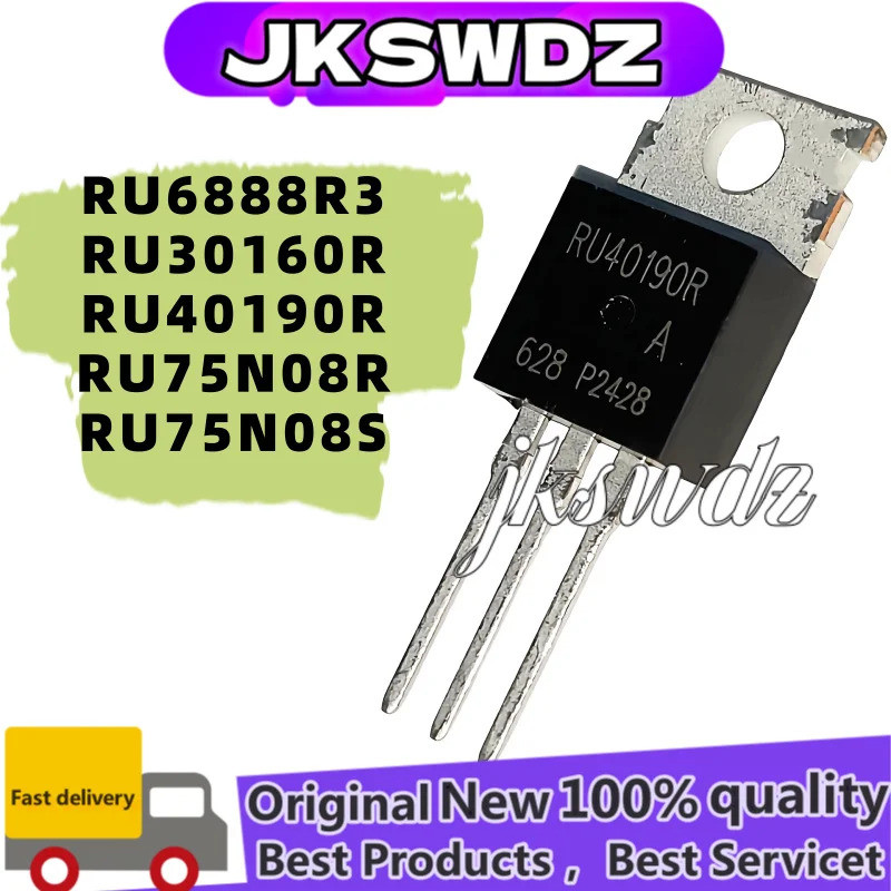 1-5PCS RU6888R3 6888R3 RU30160R 30160R RU40190R 40190R RU75N08R 75N08R RU75N08S 75N08S TO-220 Field 