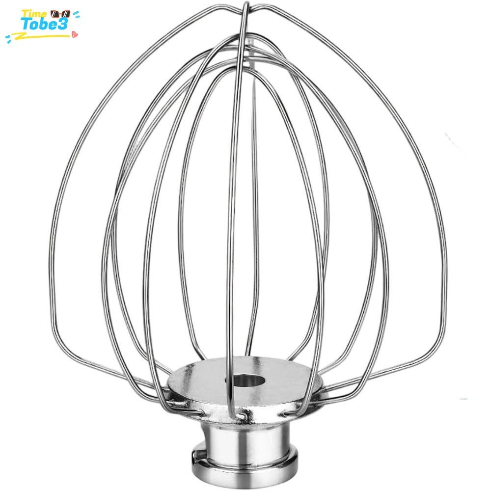 TOBE3 บอลลูน Whisk, Heavy Duty 6 สาย Whip Attachment, เปลี่ยนสิ่งที่แนบมา 4.5 Quart 5 Qt เครื่องล้าง