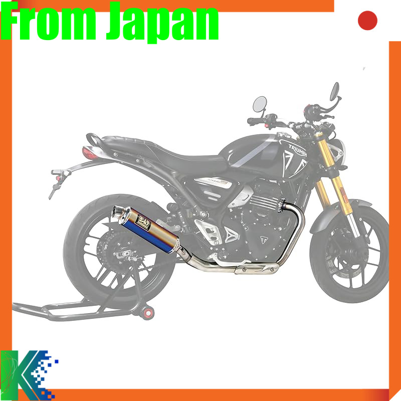 Yoshimura Slip-On GP-MAGNUM105 Cyclone Export Spec Titanium Blue Exhaust System