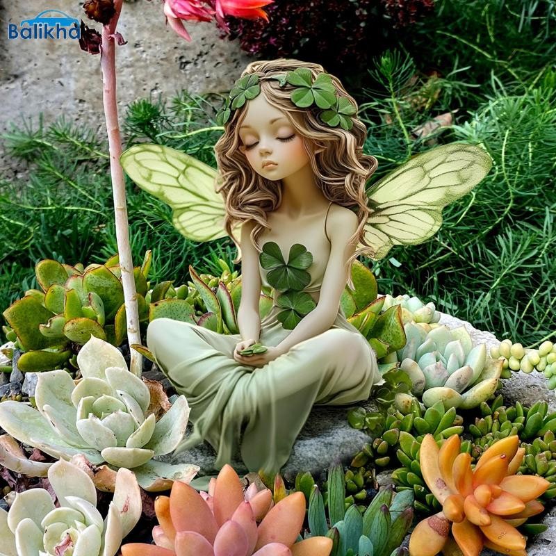 [บาลิข่า] Fairy Garden Stake Decor 2D Flat Fairy Stake Fairy Garden Accessories Elf