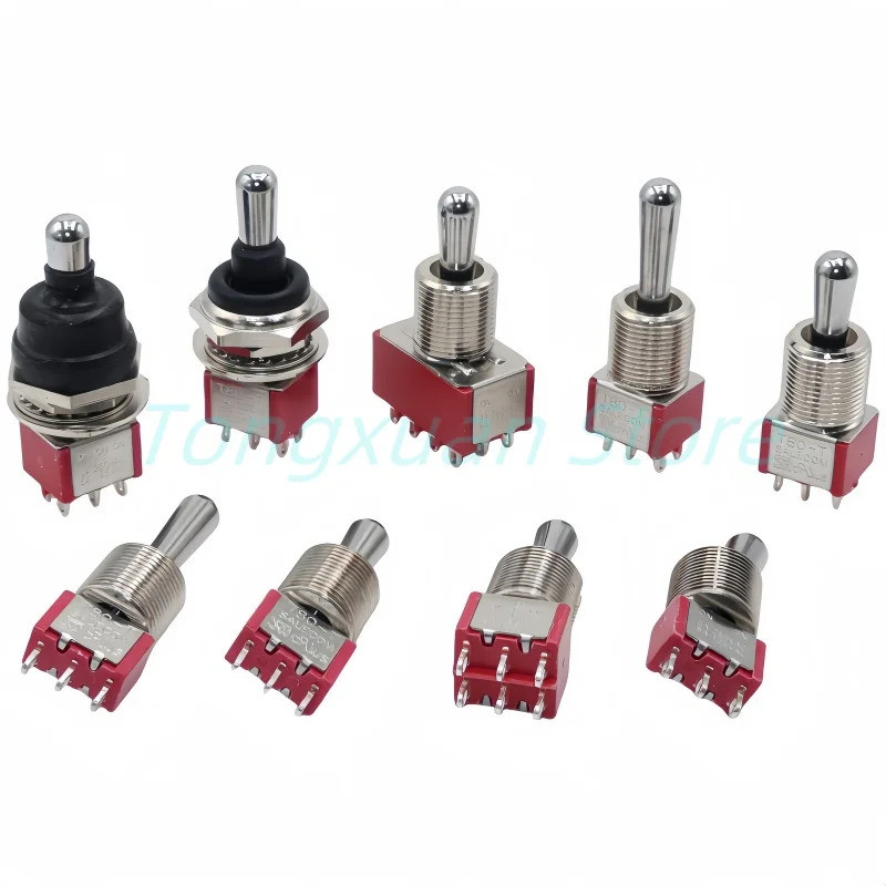 1 PC SH T8013-Z1 12 มม.ON SPDT DPDT 3/6/12PinS 2/3Position รักษาสลับสวิทช์ขนาดใหญ่ยาว 3A 250VAC/5A 125VAC