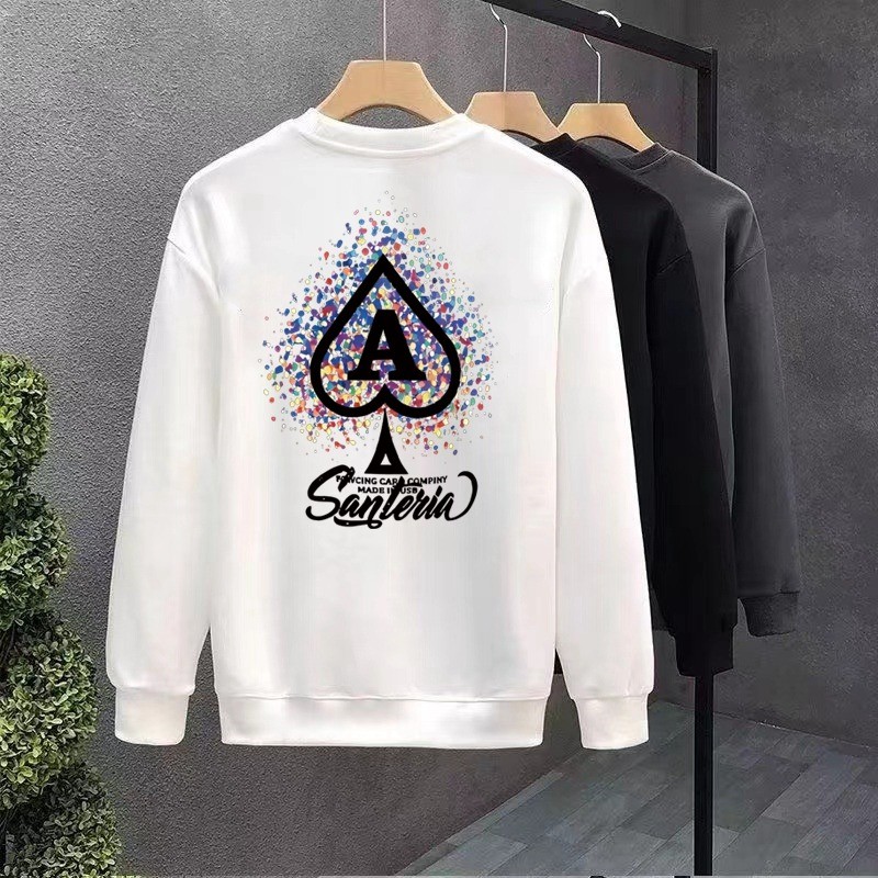 ใหม่สไตล์จีน23ด้านบนฤดูใบไม้ร่วงฤดูหนาวผู้ชายผู้หญิงหลวมปลาค็อด หนักรอบคอนักเรียนอินเทรนด์เสื้อกันหน