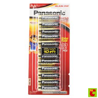 พานาโซนิค ถ่านอัลคาไลน์ AA แพ็ค 12
