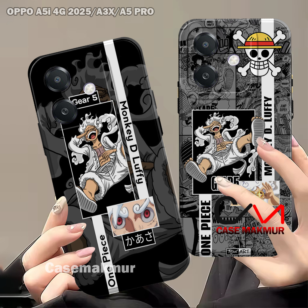 [04] Softcase OPPO A5i 4g 2025 / A3X 4g 2024 / A5 Pro Casing Protect Camera Anime Motif - Silicone M