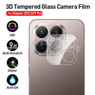 Xiaomi 17T 15TPro 2025 3Dกล้องเลนส์ProtectorสําหรับXiaomi 15T 15 T T15 15TPro Xiaomi15T Pro 4G 5G 2025 กระจกนิรภัยโปร่งใสกลับกล้องป้องกัน