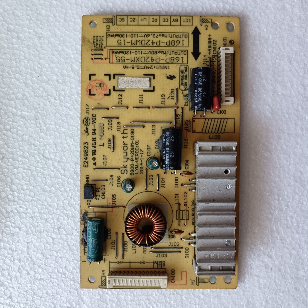 บอร์ดกระแสไฟคงที่เดิม 5800-P420WM-0170/01880/0190 168P-P42DXM-55