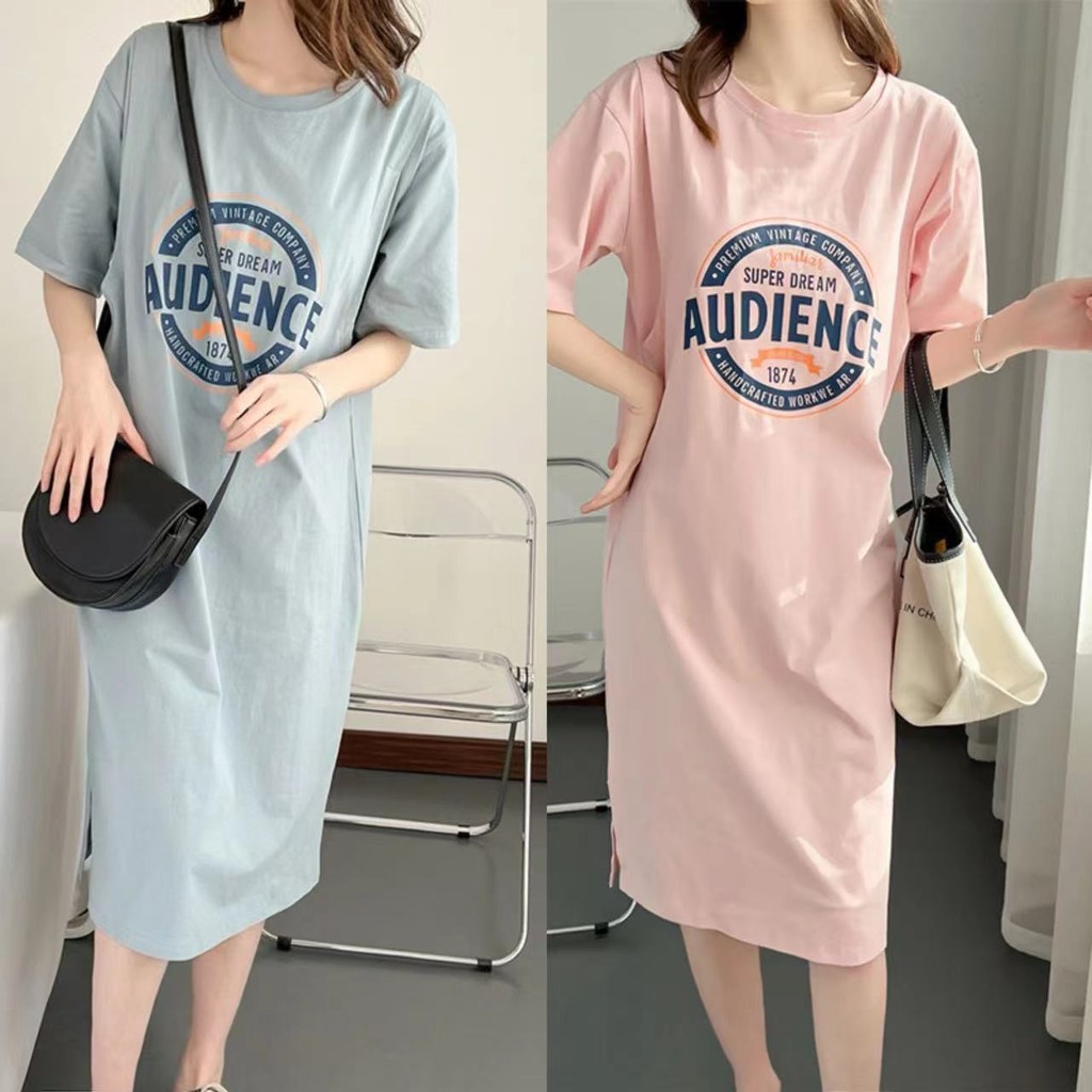 no 1 shop<ชุดคลุมท้อง> ใส่คุมท้องได้จนถึงคลอดมีทั้งหมด2สี นะคะแม๊.... ชุดเดรสทรงเกาหลีผ้าฝ้ายฟอกนุ่ม ️สีพาสเทลสุ