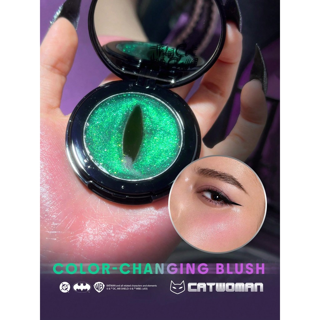 SHEGLAM Black Cat Color-Changing Blush ยี่ห้อความงามแต่งหน้าเครื่องสําอางสําหรับผู้หญิงสาว