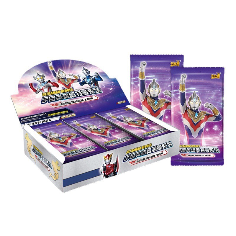 การ์ดเกม Ultraman Classic Edition 30th Edition One Yuan Two Yuan Five Yuan Pack Full Star Mystery Bo