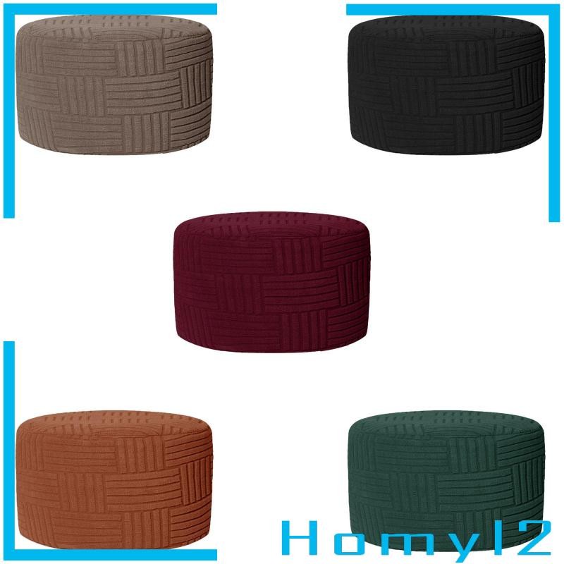 [HOMYL2] Ottoman Cover Ottoman Slipcover สําหรับห้องนอนห้องนั่งเล่นที่วางเท้า Ottoman
