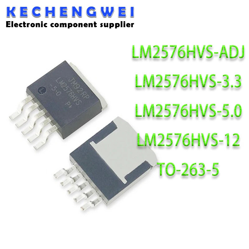 5PCS LM2576HVS-ADJ LM2576HVS LM2576HVS-5.0 5V LM2576HVS-3.3 3.3V LM2576HVS-12 12V 3A LM2576 LM2576 L