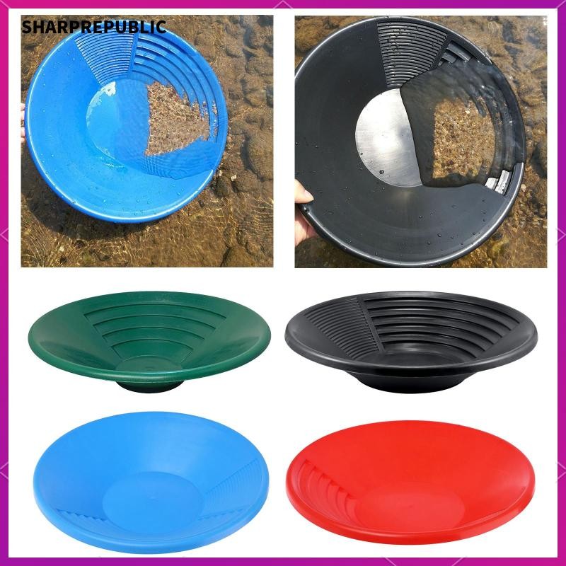 [Sharprepublic] พลาสติก 15" พร้อม Dual Riffle Nugging River Wash Ning อุปกรณ์