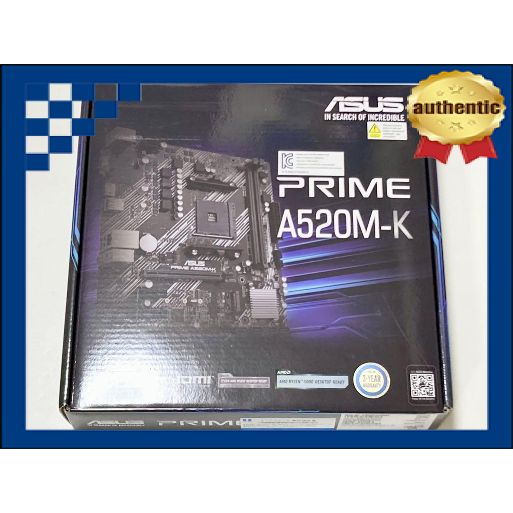 [Amazon.co.jp Exclusive] ASUS PRIME A520M-K AM4 Compatible with AMD Ryzen 5000 Series A520 Chipset m