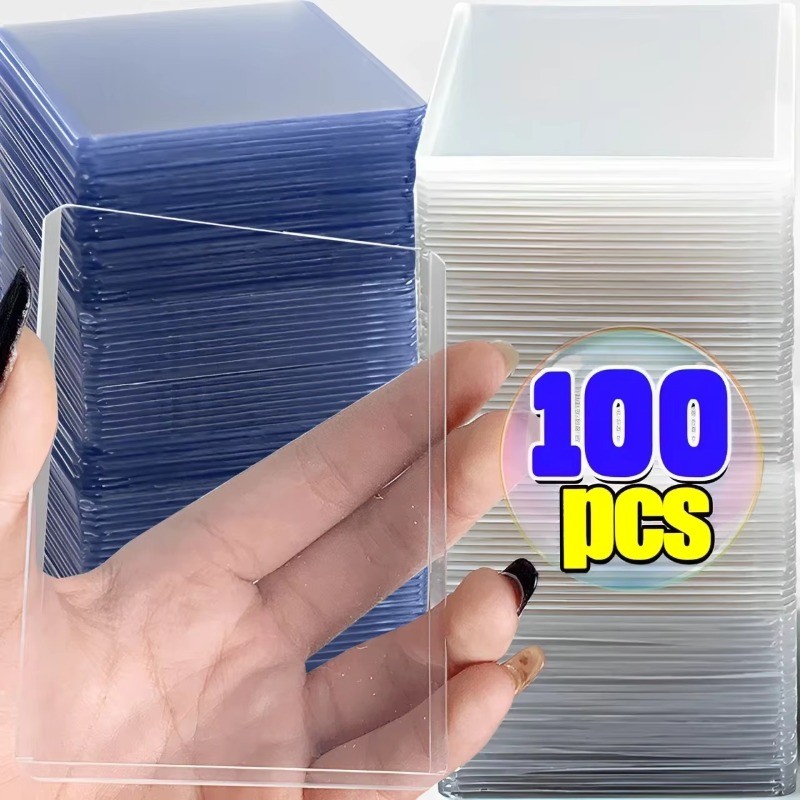 20/50/100 ชิ้นปลอกการ์ดพลาสติกแข็ง - ไอดอล Photo การ์ดเกม Toploaders Cover - สําหรับการ์ดเบสบอล, การ์ดเกม, การ์ดการซื้อขาย