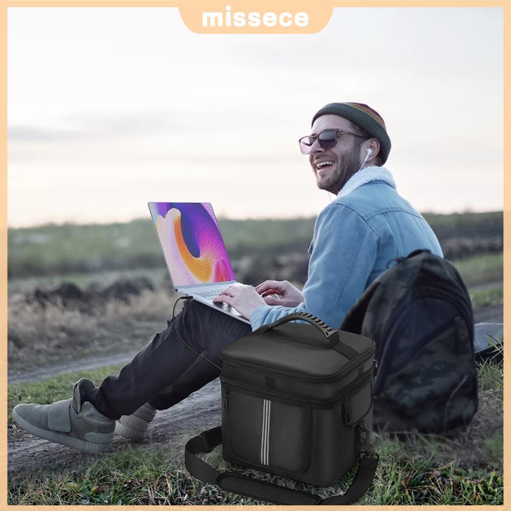 แบบพกพาสถานีไฟฟ้ากระเป๋าหลายกระเป๋ากระเป๋าถือกระเป๋าเดินทางพร้อมสายคล้องไหล่และมือจับสําหรับ Ecoflow