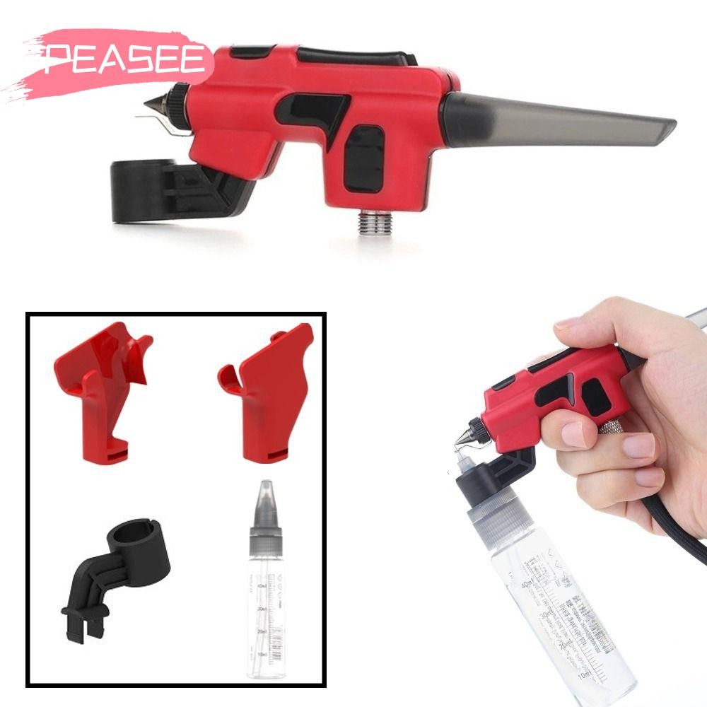 [PEASEE] แอร์บรัชไร้ล้างสเปรย์ง่ายสําหรับ DSPIAE PT-AB 50ml โถผสม, Modeler Hobby ทนทานพร้อมชั้นวางมา