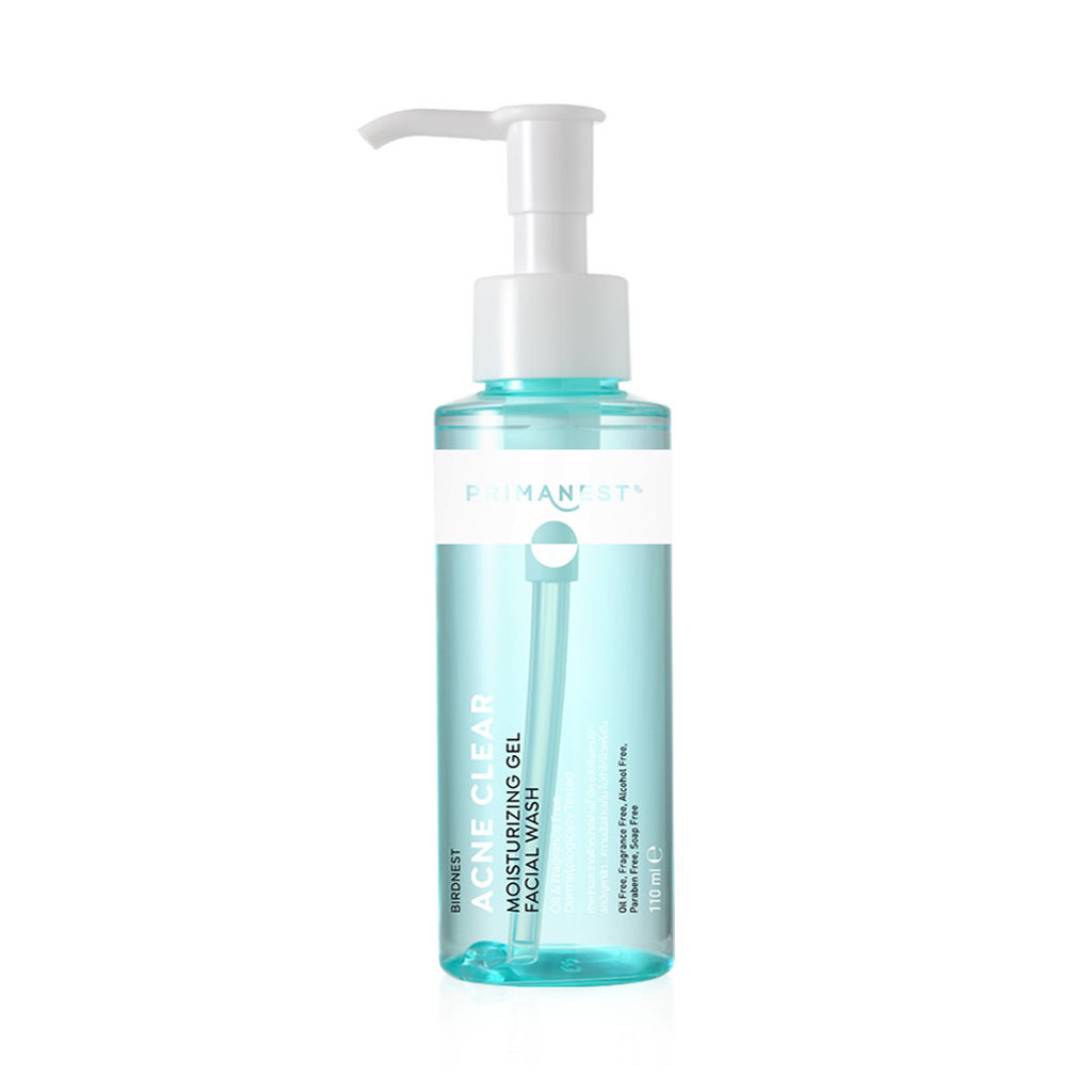 PRIMANEST Acne Clear Moisturizing Gel Facial Wash 110ml. ราคา ถูกที่สุด ดีลบีเคเค แกลเลอรีภาพที่ 2