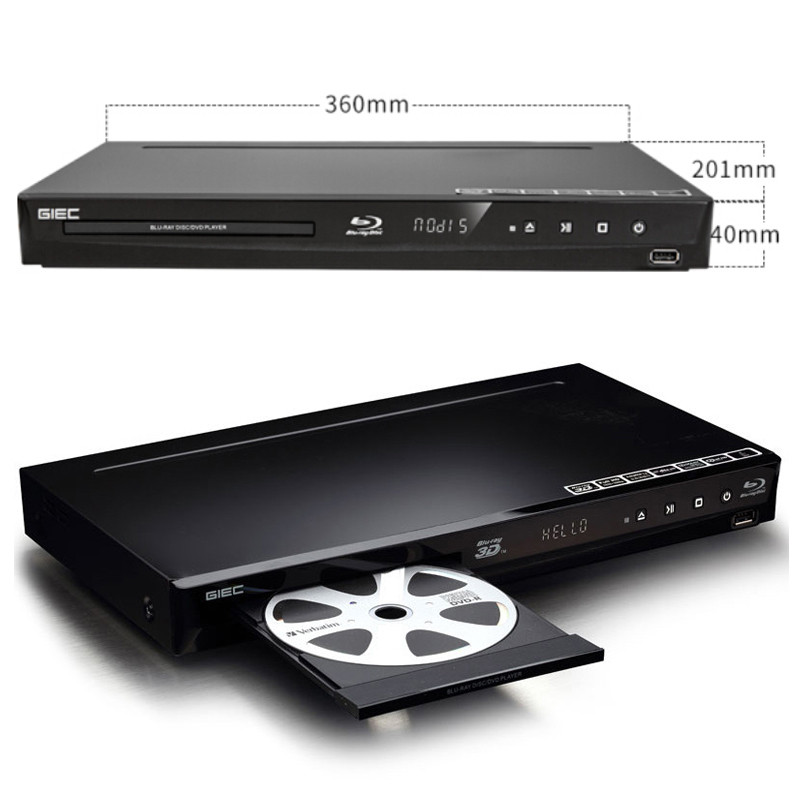 GIEC/GIEC BDP-G3005 All Area Blu-ray Player 5.1 เครื่องเล่น DVD เครื่องเล่น CD เครื่องเล่นฮาร์ดดิสก์