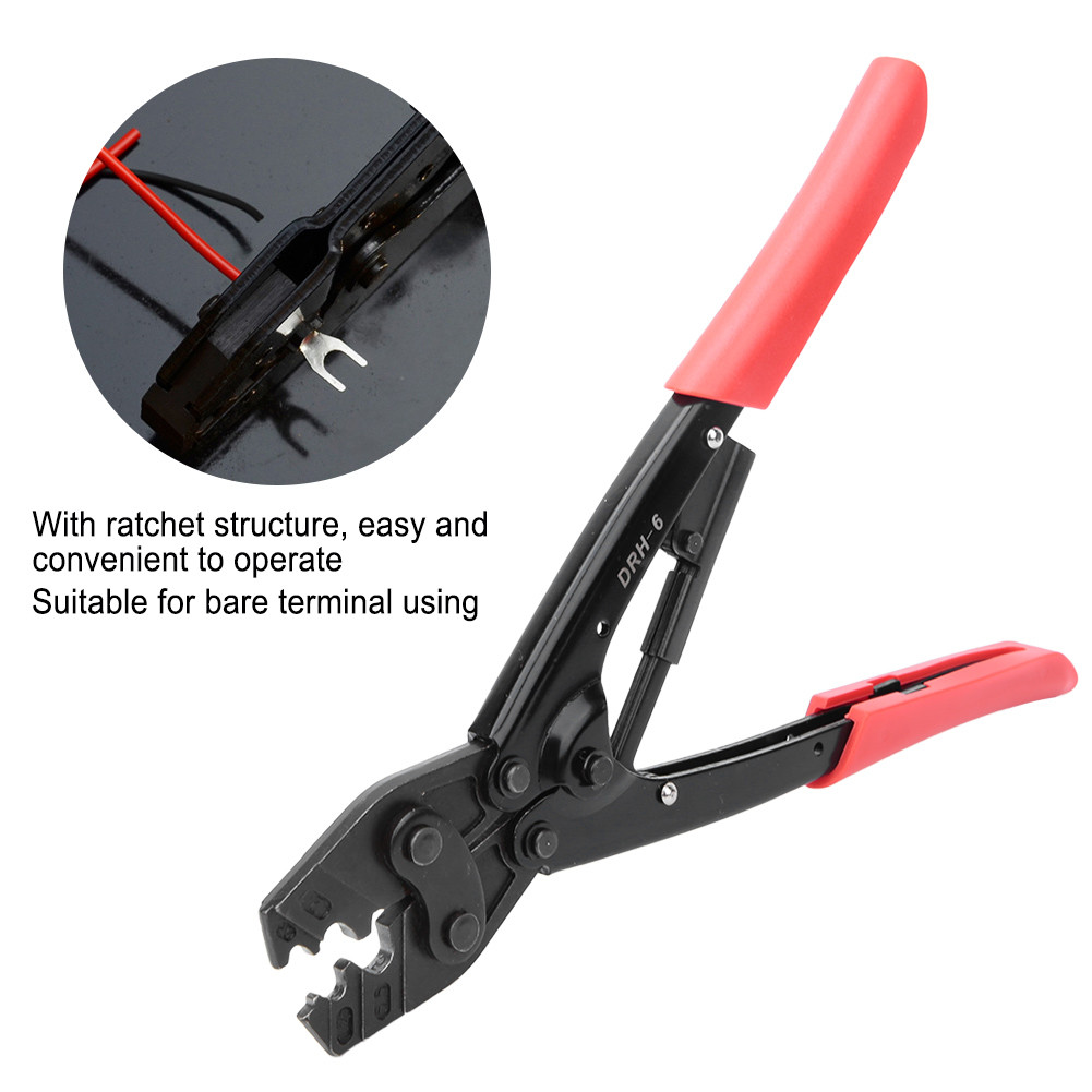 Crimper Handing Tool -Power Tool พร้อมโครงสร้างวงล้อความแข็งแรงสูงสำหรับผู้ทำงานโดยใช้เทอร์มินัลเปลื