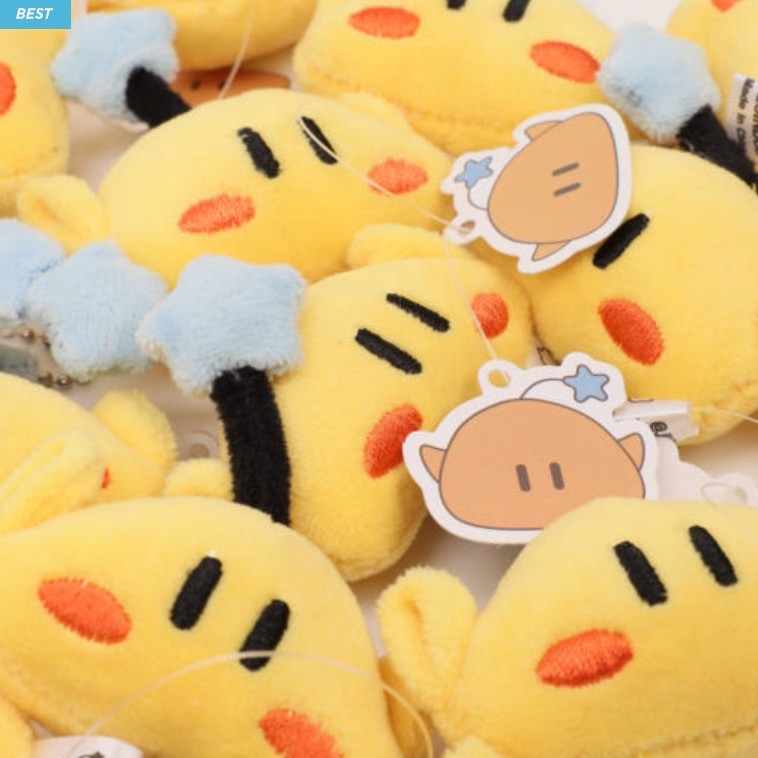 พวงกุญแจสําหรับกระเป๋า พวงกุญแจตุ๊กตา เกาหลี smtr25 Li Daniel Daniel พร้อมจี้ตุ๊กตาไก่สีเหลืองขนาดเล