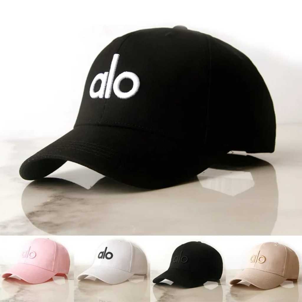 หมวกชาย/หญิงระดับพรีเมียมใหม่ ปัก ALO ล่าสุด Alo Classic หมวกยีนส์ผ้าฝ้าย Unisex