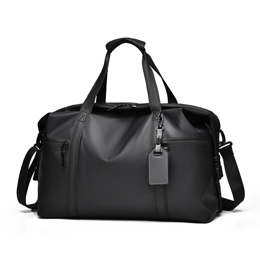 New Dry Wet Separation Sports Business Handbag Black Large Capacity Travel Bag Men's Short Business 