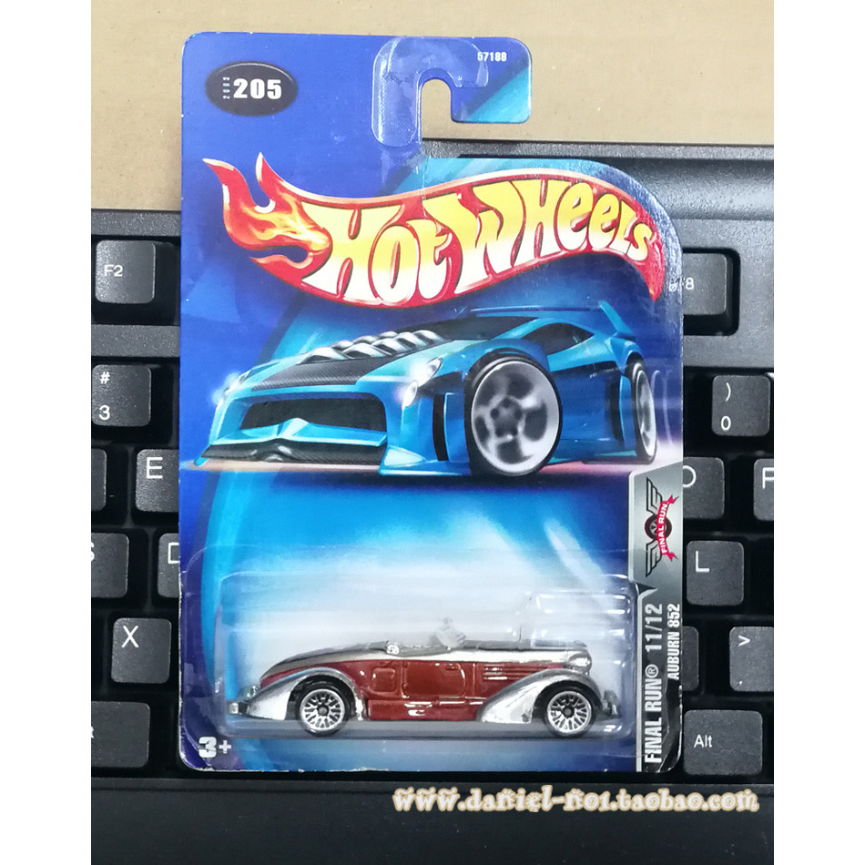 风火轮小车 HOT WHEELS FINAL RUN AUBURN 852 เงิน 铁底