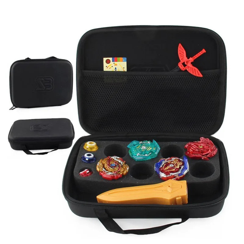 Spinning Top Storage Bag Set Gyroscope Grip Launcher กล่องของเล่นเด็ก Prominence Valkyrie Ultimate V