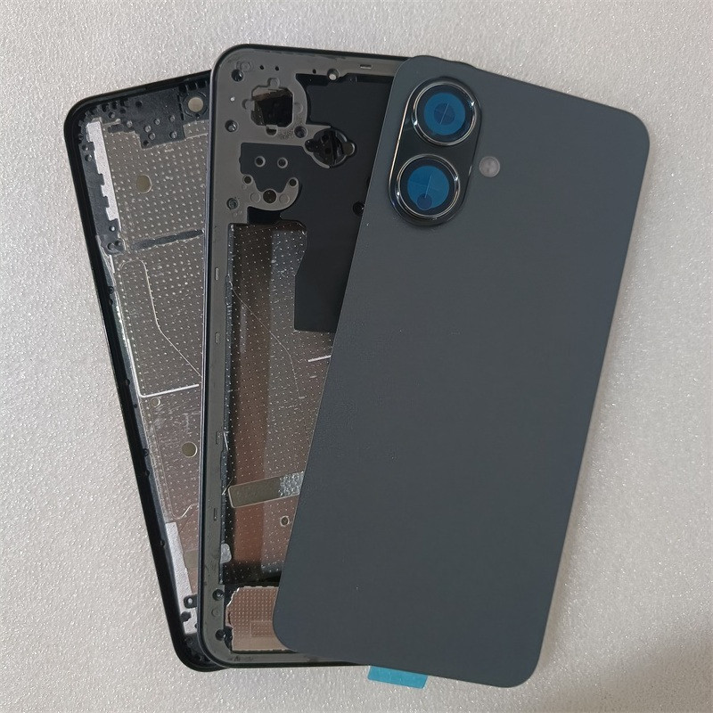เคสแบบเต็มสําหรับ Tecno Spark Go 2 KM4 กรอบ LCD ด้านหน้า + กรอบกลาง + ฝาครอบแบตเตอรี่ด้านหลังชิ้นส่วนทดแทนประตู