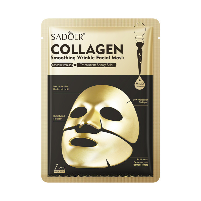 SADOER Collagen Wrinkle Smoothing Split Mask มาส์กให้ความชุ่มชื้น