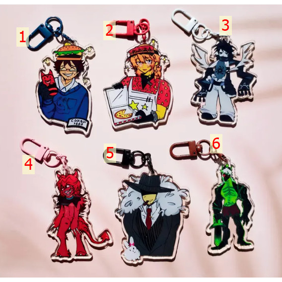 พวงกุญแจ,พวงกุญแจอะคริลิค | 1x1x1x1,Two Time,Elliot,007n7,C00lokid,Mafioso