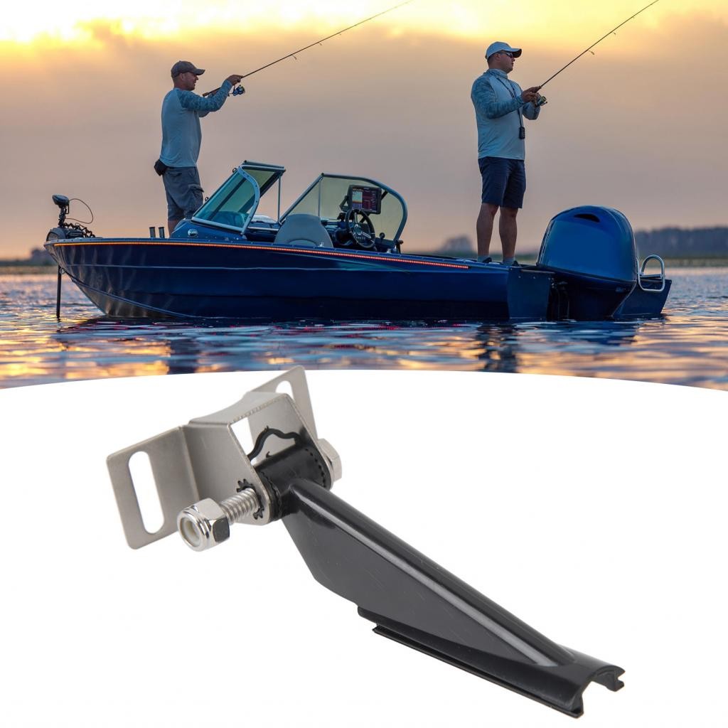 Iuxishop Transducer Bracket สําหรับ Skimmer เปลี่ยน Mount Lowrance พร้อมความสามารถสูง ความเสถียรที่แ