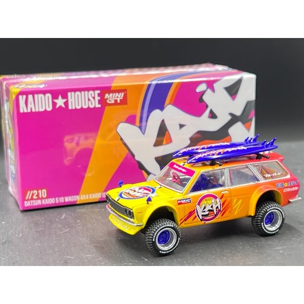 Kaido House x Mini GT Datsun KAIDO 510 Wagon 4x4 Kaido ISLANDS V1