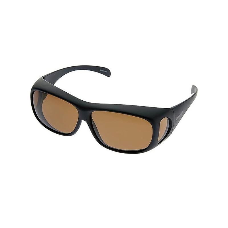 Coleman Polarized Over Glasses that can be worn over glasses, Black Matte - CO-3012-2