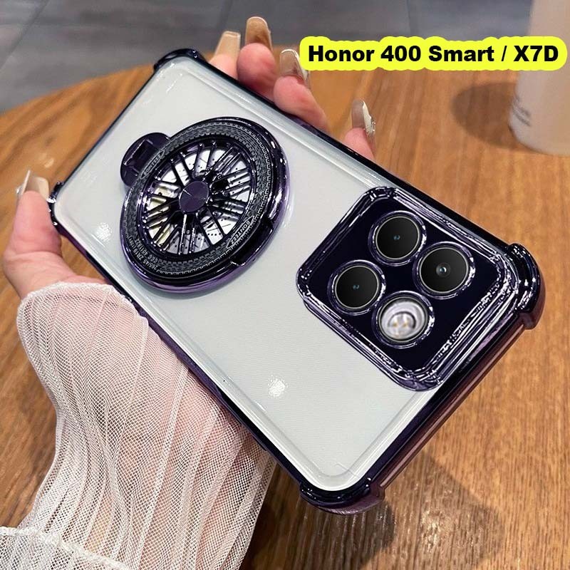 เคส Honor X7D X7 d Case Honor 400 Smart 400Smart 5G เคส Case with Magnetic Stand Holder Soft กันกระแ